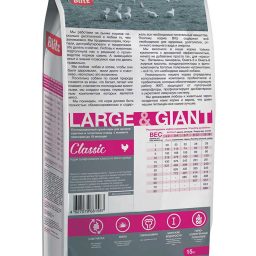 Blitz Classic сухой корм для щенков крупных и гигантских пород Blitz Classic сухой корм для щенков крупных и гигантских пород