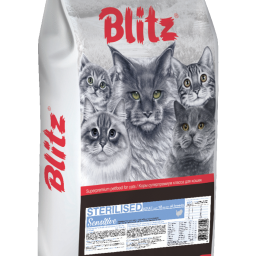 Blitz Sensitive с индейкой сухой корм для стерилизованных кошек Blitz Sensitive с индейкой сухой корм для стерилизованных кошек