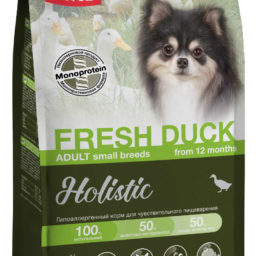 Blitz Holistic СВЕЖАЯ УТКА — монопротеиновый сухой корм для взрослых собак мелких пород