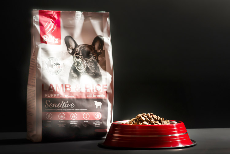 Российский сухой корм для собак Blitz