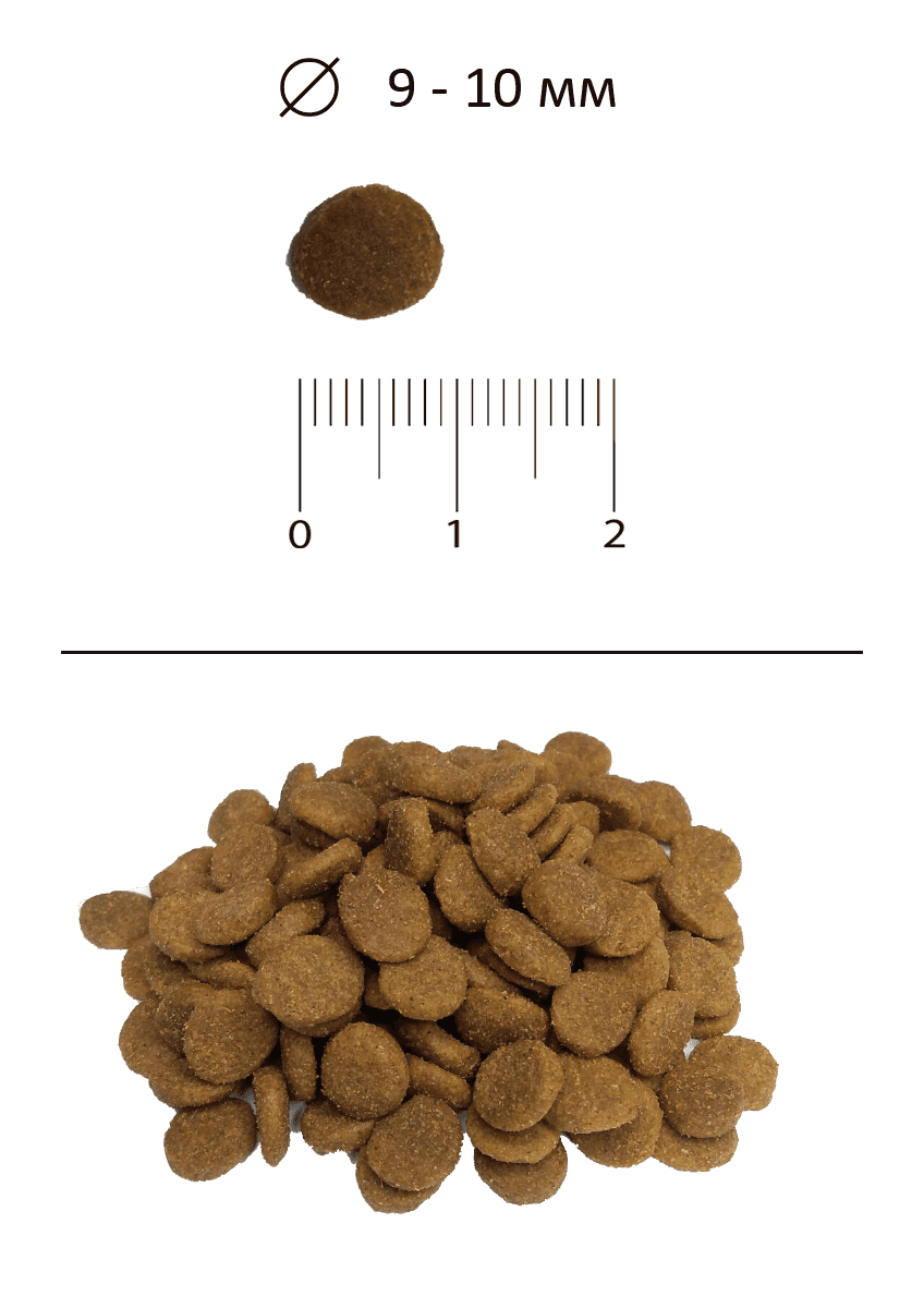 Blitz Sensitive «Говядина» сухой корм для взрослых кошек