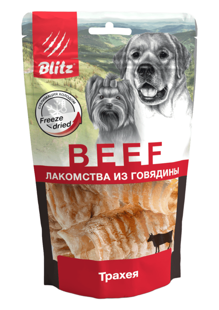 BLITZ сублимированное лакомство для собак «ТРАХЕЯ»