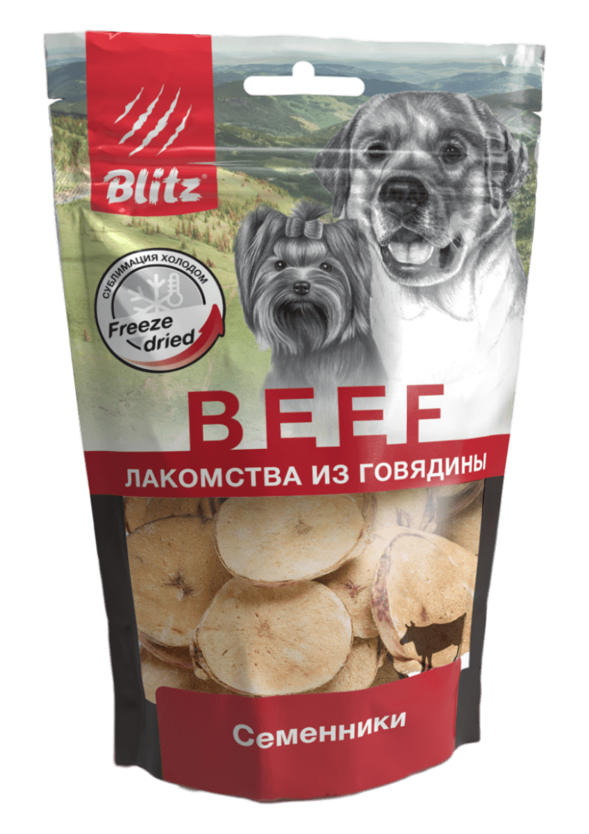BLITZ сублимированное лакомство для собак «СЕМЕННИКИ»