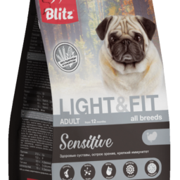 Blitz Sensitive Light & Fit сухой корм для взрослых собак с лишним весом Blitz Sensitive Light & Fit сухой корм для взрослых собак с лишним весом