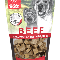 BLITZ сублимированное лакомство для собак «ВЫМЯ ГОВЯЖЬЕ»