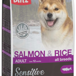 Blitz Sensitive Salmon & Rice сухой корм для взрослых собак всех пород