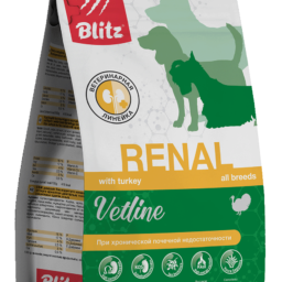 Blitz Renal Dog сухой полнорационный диетический корм для собак при хронической почечной недостаточности