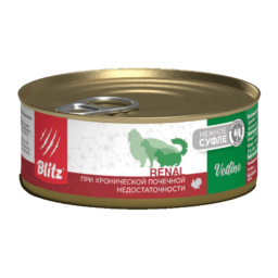 Blitz Renal влажный корм для кошек при хронической почечной недостаточности Blitz Renal влажный корм для кошек при хронической почечной недостаточности
